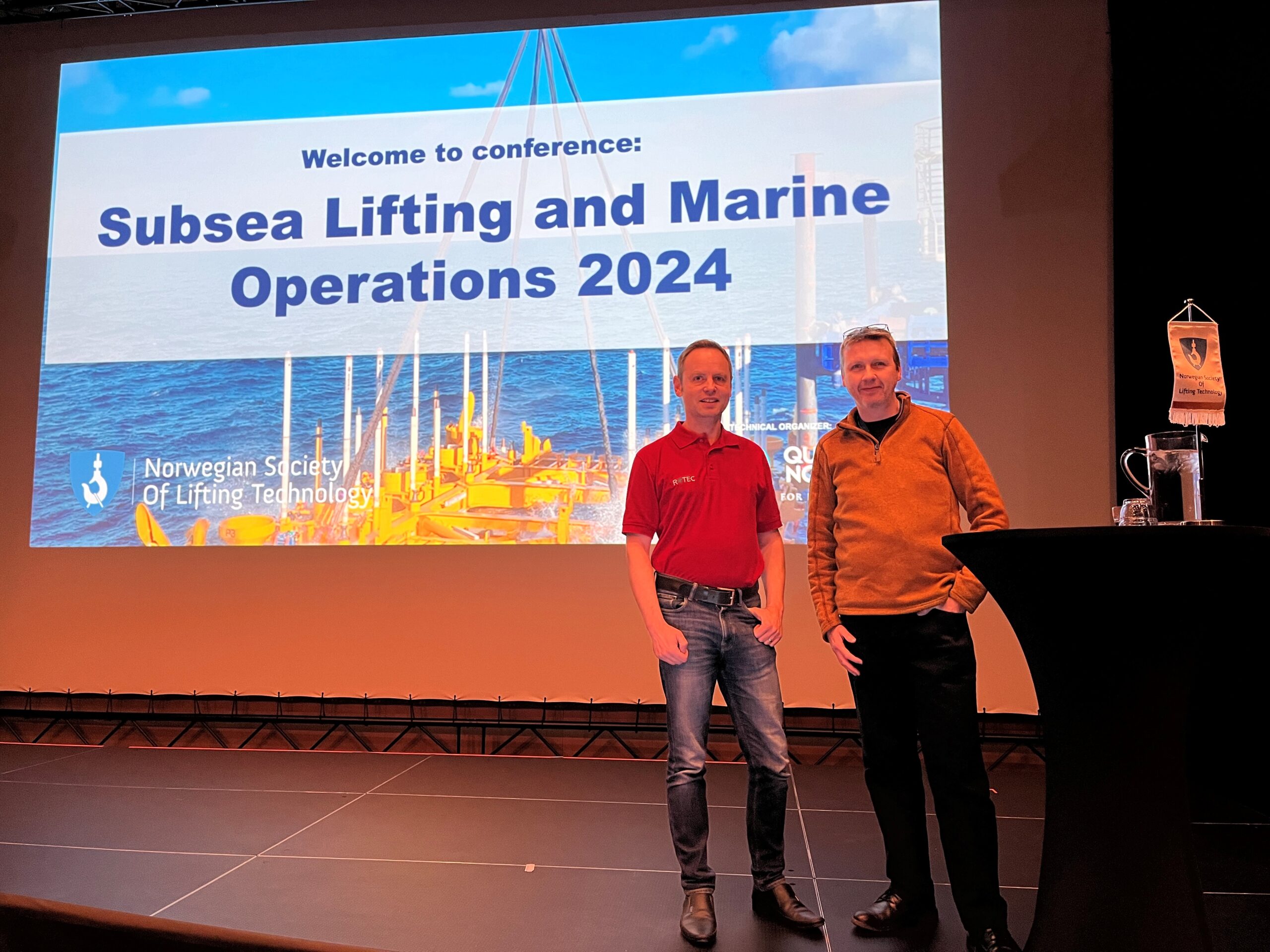 Conference Subsea Lifting and Marine Operations in Stavanger-Norwegen im Dezember 2024 zum Thema Seilprüfung / magnetische Seilprüfgerät.