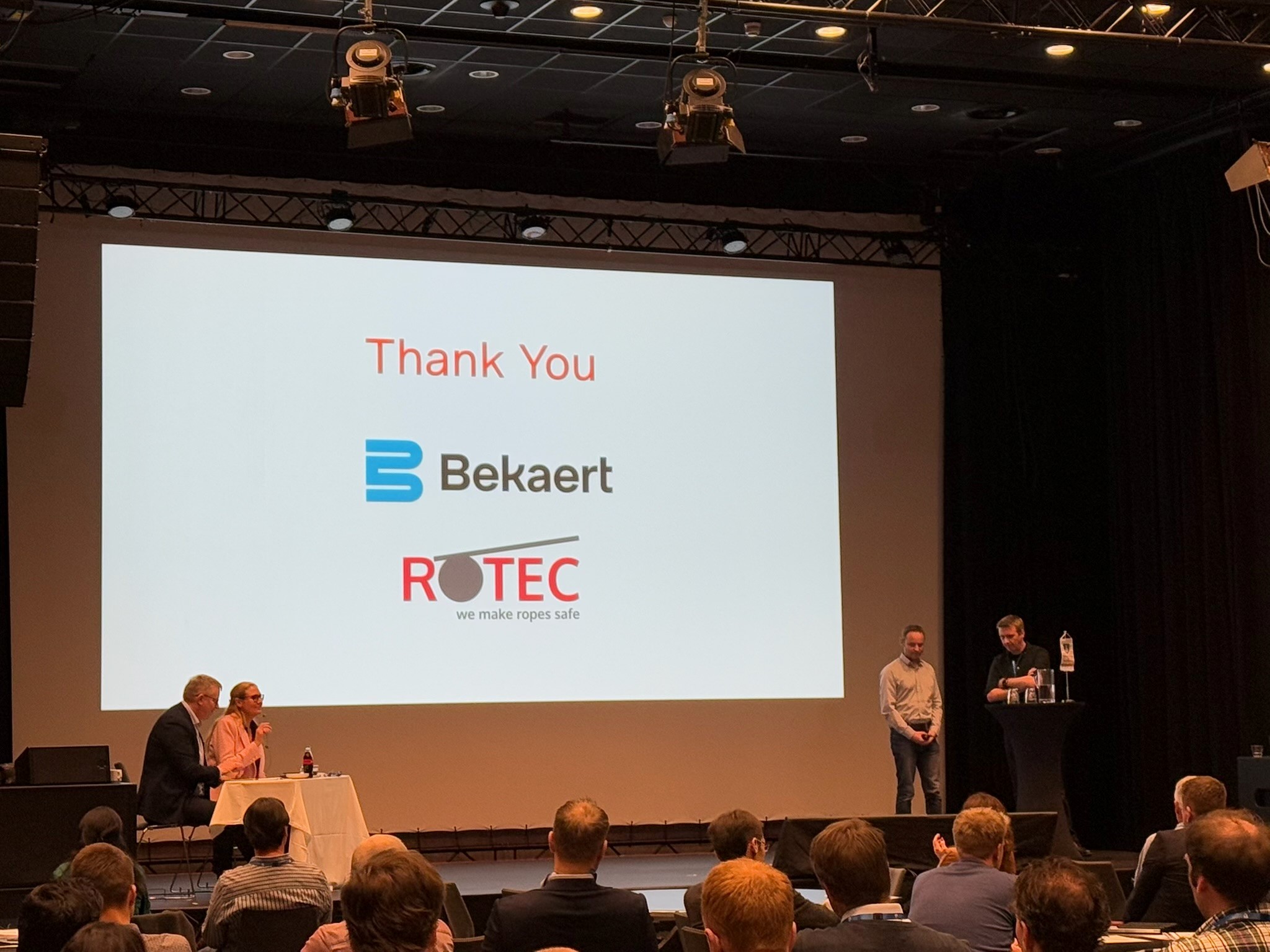 Dr. Martin Wehr from ROTEC and Dr. Alan Bell from Bridon-Bekaert in the UK are speakers at the Subsea Lifting and Marine Operations Conference, presenting on the topic of magnetic rope testing devices.