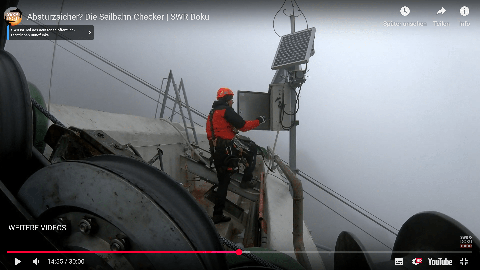 Predigtstuhlbahn 5 Video - Die Seilbahn-Checker Video SWR Doku - Die Seilbahn-Checker