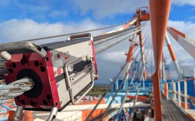 Seilprüfung an Containerbrücken