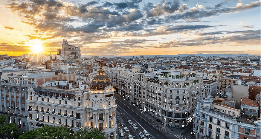 Madrid von oben