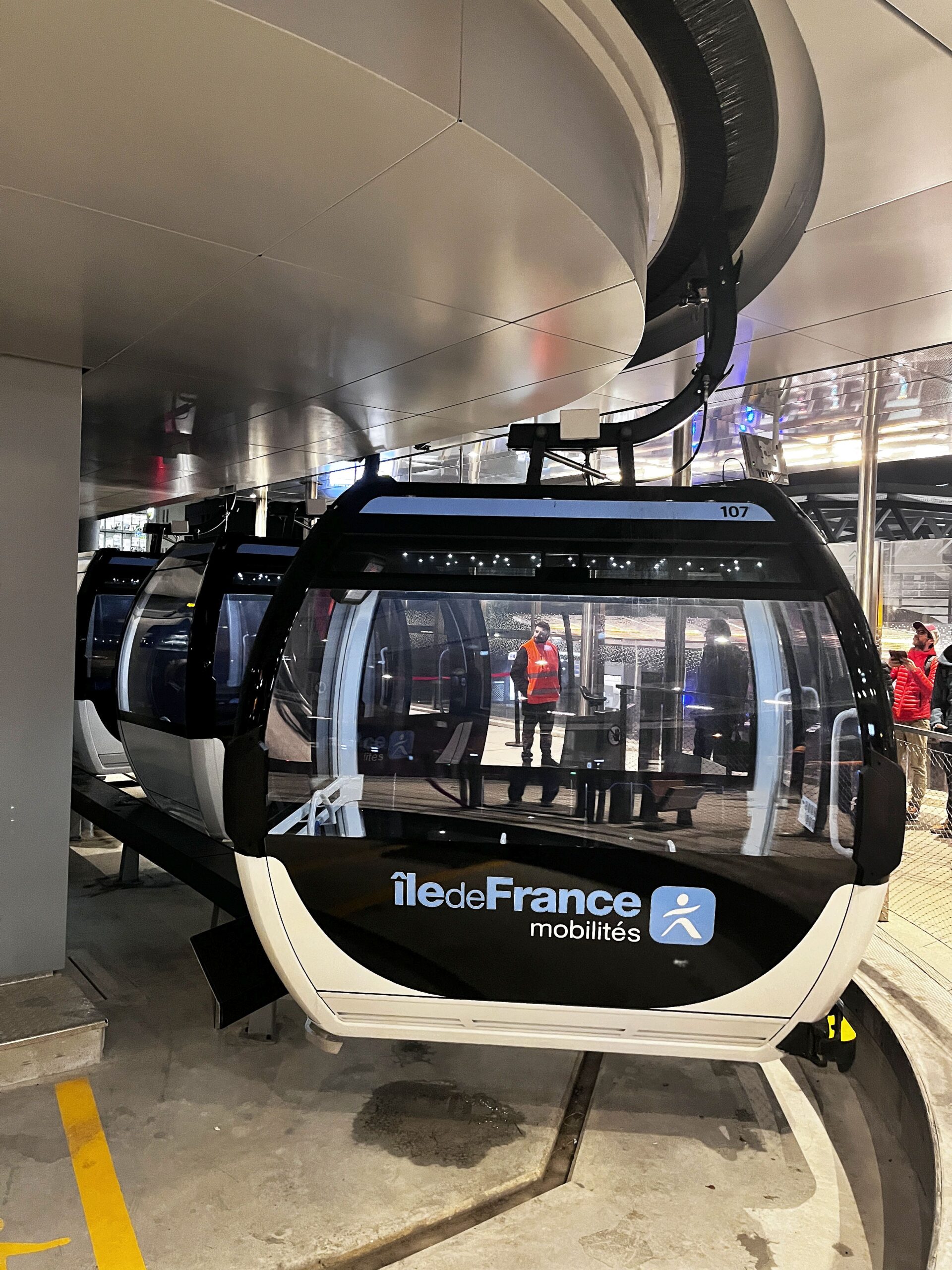 Station der Pariser Seilbahn C1