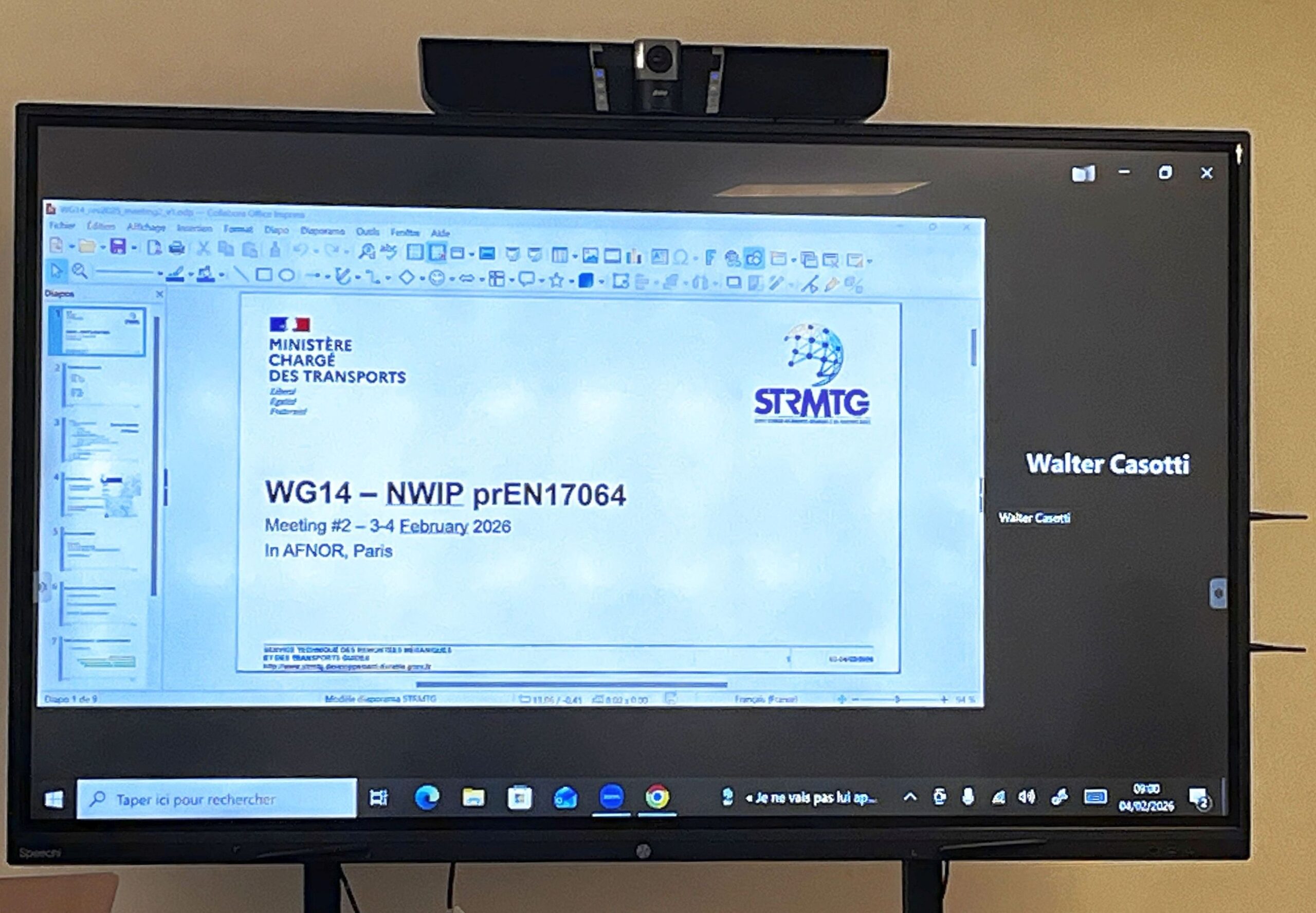 Gremienarbeit in Paris - STRMTG