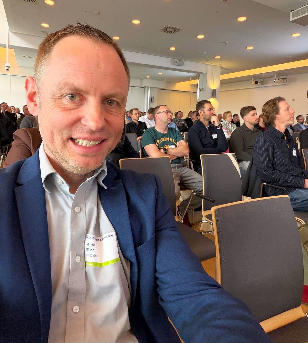 Dr. Martin Wehr auf der Kranfachtagung in Bochum