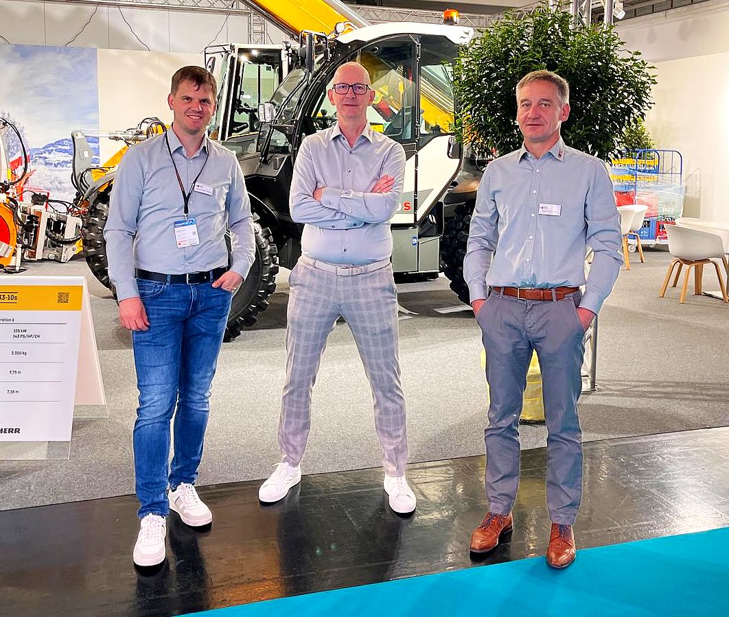 Sebastian Traub, Dirk Moll, Sven Winter auf der Messe