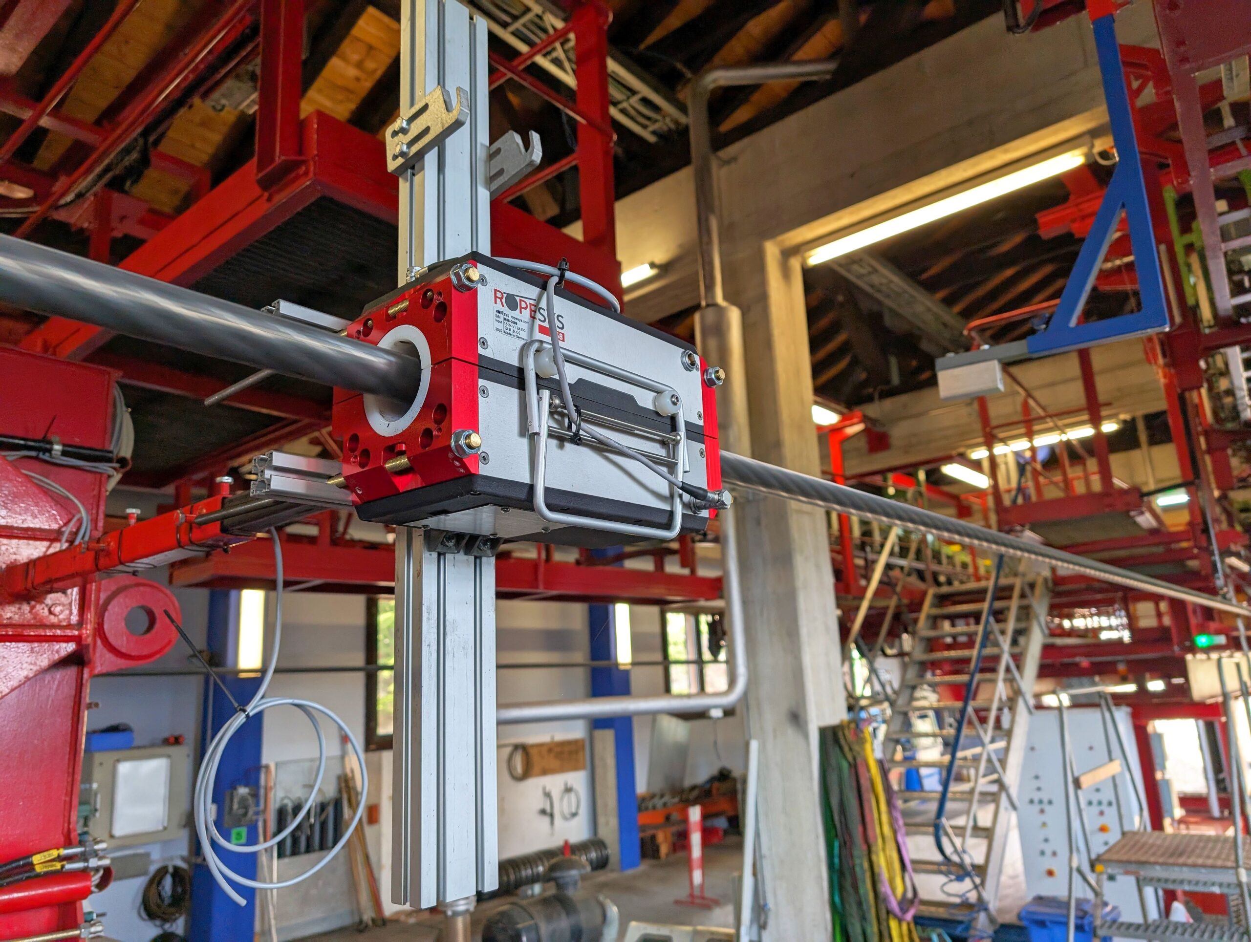 ROPESYS Splice Finder – magnetic inductive device