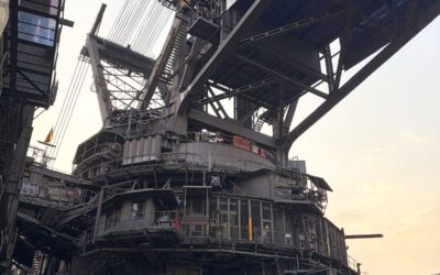 Rope inspection on Bucket-Wheel Excavator 293 using ROPESYS